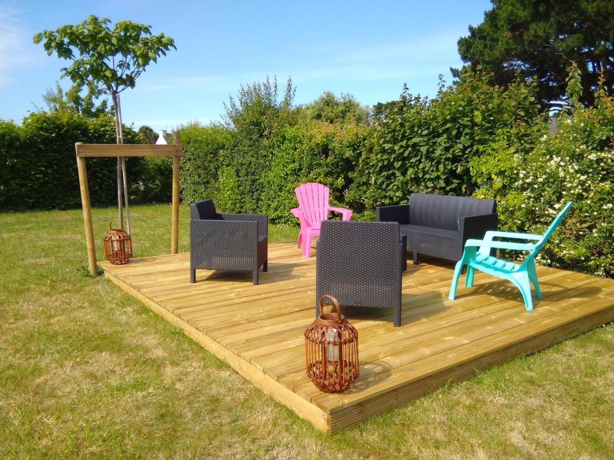 Chalet Plage Lomer Penestin Bagian luar foto
